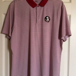 Nike Striped FSU Polo- Men’s XL